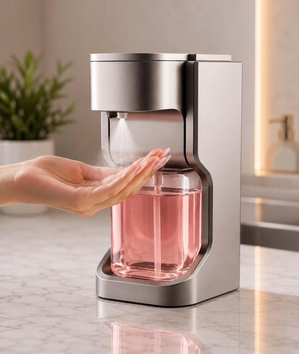 Automatic Touchless Sensor Soap Dispenser – 500ml Infrared Motion Sensor Hand Soap & Sanitizer Dispenser | Battery Operated