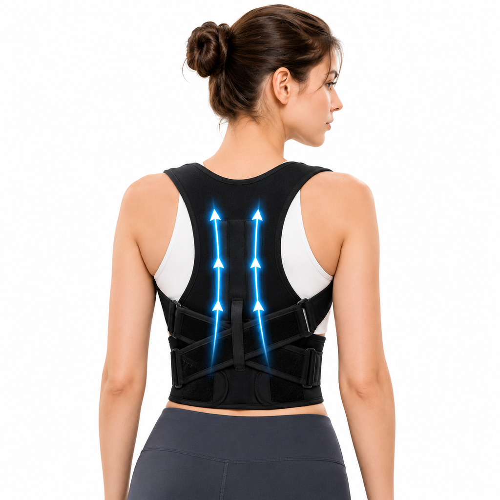 Adjustable Posture Corrector for Men & Women | Back Support Brace for Better Posture